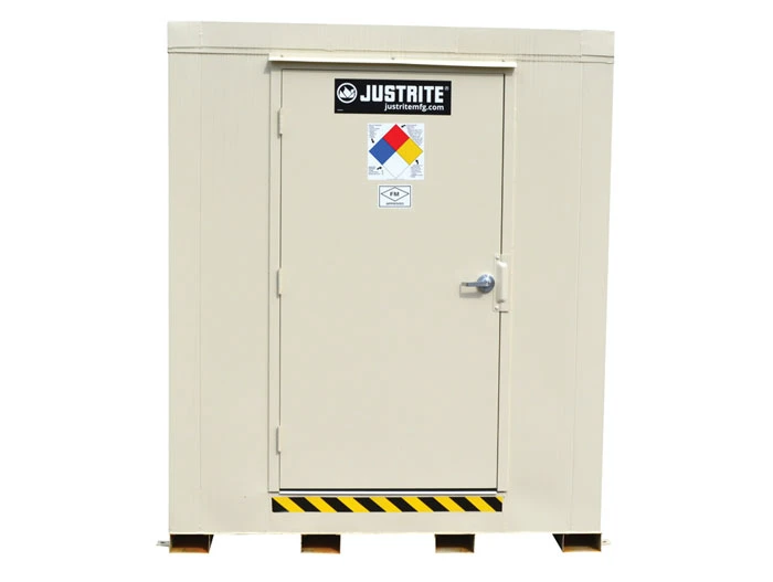 2-drum, Explosion Relief Panels, 2-Hour Fire-Rated Outdoor Safety Locker - 912021
