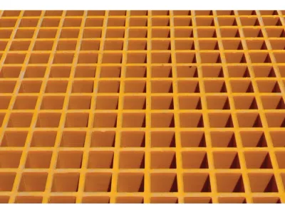 2 drum, Fiberglass Floor Grating with Sump Liner for Outdoor Safety Locker