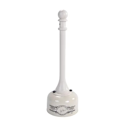 2 Gallon, Metal and Poly Butt Can, Beige - 1202BEI