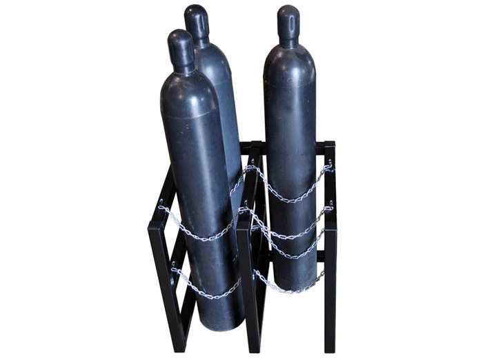 2 Wide by 2 Deep, Gas Cylinder Storage Rack, 4 Cylinder Capacity, Steel - 35106