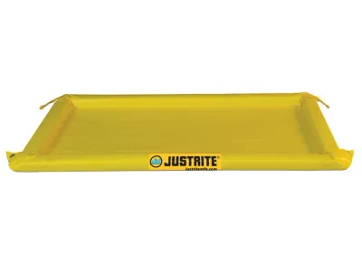 2' x 4' x 2", 10 Gallon Spill Capacity, Maintenance Spill Berm, Yellow