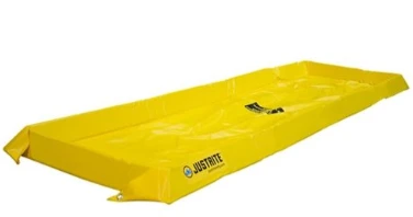 2' x 8' x 4", 40 Gallon Spill Capacity, Maintenance Spill Berm, Yellow - 28404