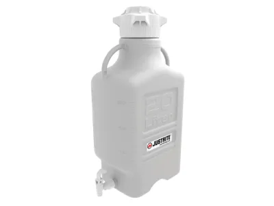 20 Liter HDPE Carboy with Spigot, 120mm Cap