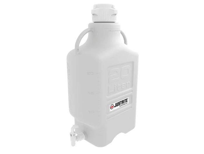 20 Liter HDPE Carboy with Spigot, 83mm Cap - 12916