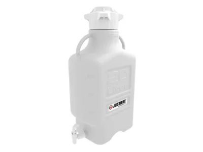20 Liter Polypropylene Carboy with Spigot, 120mm Cap