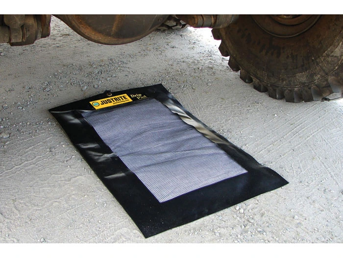 24"W x 36"L, 1.75 Gallon Spill Capacity, Extended Drip Pad, with 5-Pack Sorbents - 28459