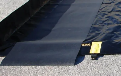 3'W x 6'L, Track Mat, Black