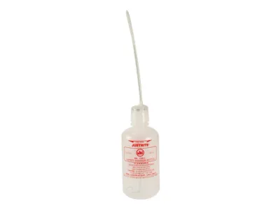32 Ounce, Dispensing Bottle with Flexible Tube for Flammable Liquids, Polyethylene, White