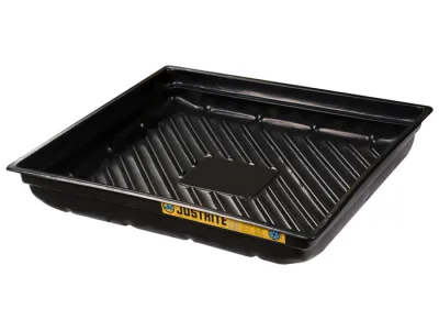 37.75"W x 34"D x 5.5"H, 23 Gallon Spill Capacity, Spill Tray for Indoor/Outdoor Use, EcoPolyBlend™, Black