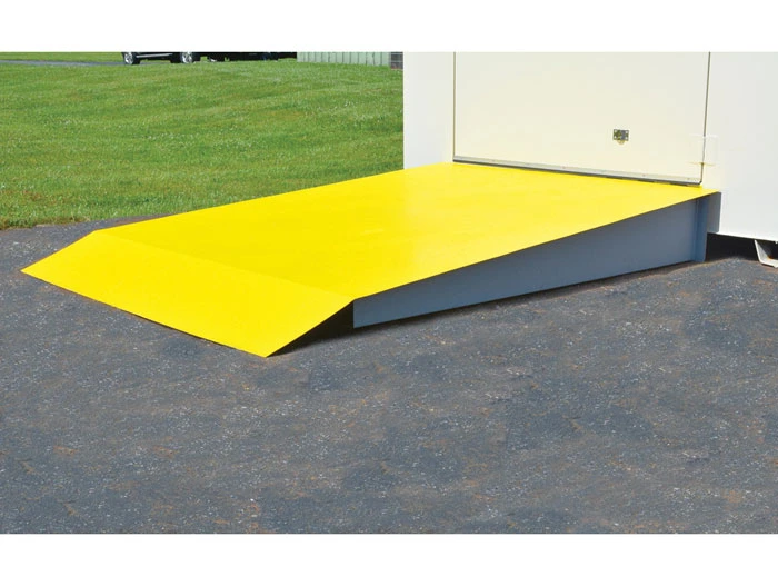 4- 16 drum (105- 506 Cu Ft), Steel Loading Ramp for Outdoor Safety Lockers - 915003