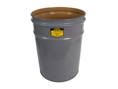 4.5 Gallon, Cease-Fire® Waste Receptacle, Safety drum Can Only, Gray