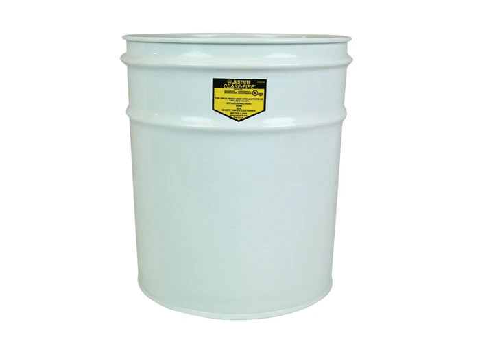 4.5 Gallon, Cease-Fire® Waste Receptacle, Safety drum Can Only, White - 26040W
