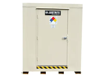4-drum, Explosion Relief Panels, 4-Hour Fire-Rated Outdoor Safety Locker