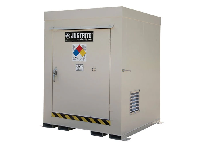 4-drum, Explosion Relief Panels, Non-Combustible Outdoor Safety Locker - 911041