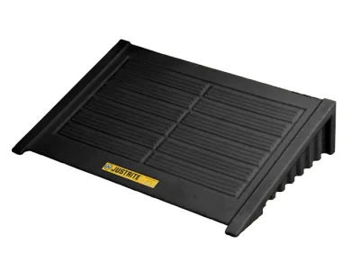4 drum Square Spill Pallet Ramp, EcoPolyBlend™, Recycled Polyethylene, Black
