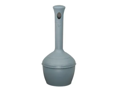 4 Gallon Plastic Outdoor Ashtray, Elite Smoker's Ceasefire®, Cool Gray