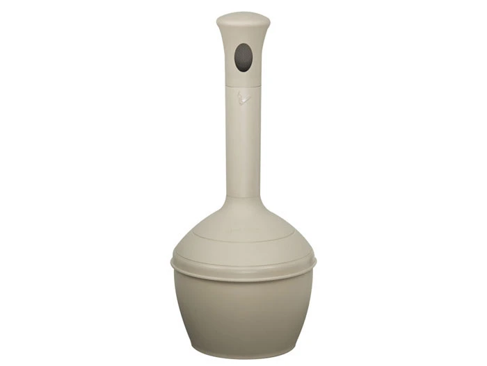 4 Gallon Plastic Outdoor Ashtray, Elite™ Smoker's Ceasefire®, Sierra Tan - 268502