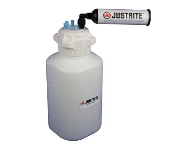 4 Liter HDPE Carboy with Filter Kit, VaporTrap™, 6 Ports 1/8" Tubing, 83mm Cap