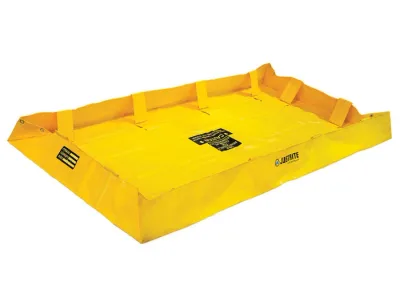 4' x 8' x 8", 159 Gallon Spill Capacity, Folding Spill Containment Berm, QuickBerm® Lite, Yellow