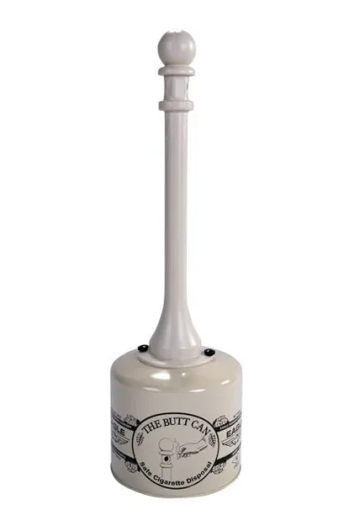 5 Gallon, Metal and Poly Butt Can, Beige - 1205BEI