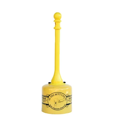 5 Gallon Metal and Poly Butt Can, Yellow - 1205