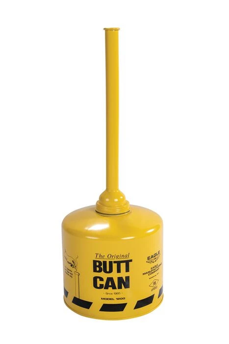 5 Gallon Steel Original Butt Can, Yellow - 1200YELLOW