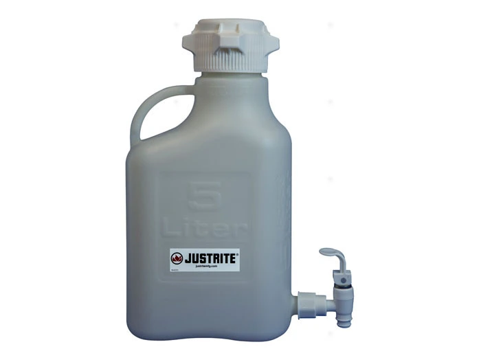 5 Liter HDPE Carboy with Spigot, 83mm Cap - 12914