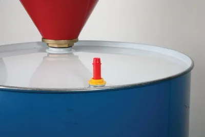 5” Pop-Up Plastic drum Gauge, Vertical, for 3/4" Bung