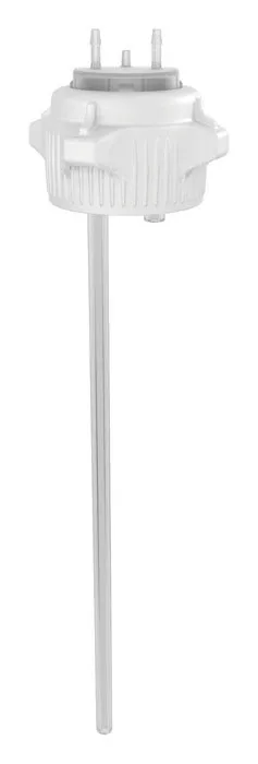 53mm Carboy Cap, Open Top with Adapter, Two 1/8" Molded-in Hose Barbs, 12" Tubing