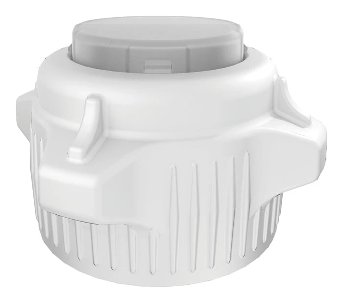 53mm Carboy Cap, Open Top with Closed Adapter, Package of 2 - 12853