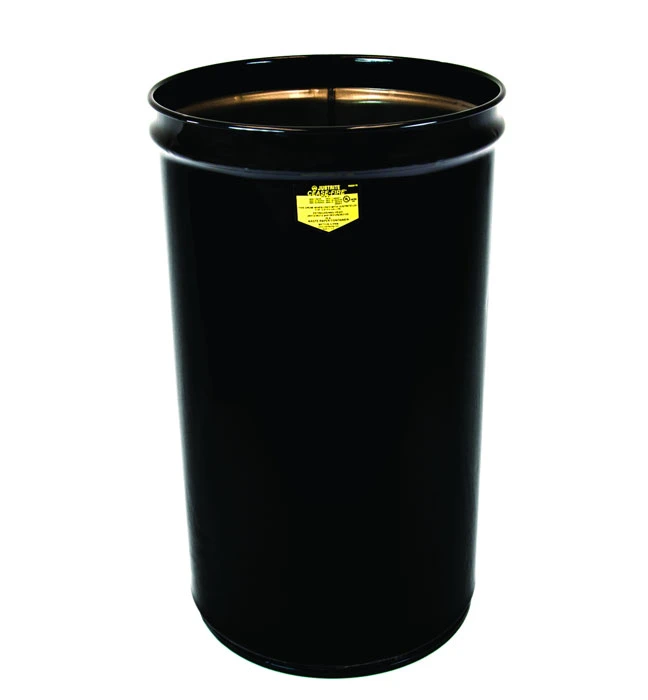 55 Gallon, Cease-Fire® Waste Receptacle, Safety drum Can Only, Black - 26054K
