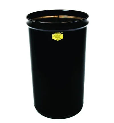 55 Gallon, Cease-Fire® Waste Receptacle, Safety drum Can Only, Black - 26054K