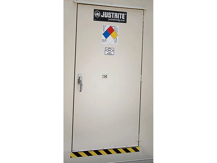 6- 16 drum, 54" Single Door Upgrade, Non-Combustible Lockers - 915701