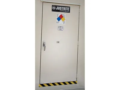 6- 16 drum, 54" Single Door Upgrade, Non-Combustible Lockers