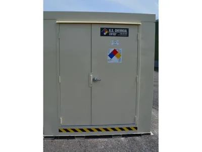 6- 16 drum, 60" Double Door Upgrade, Fire-rated Lockers