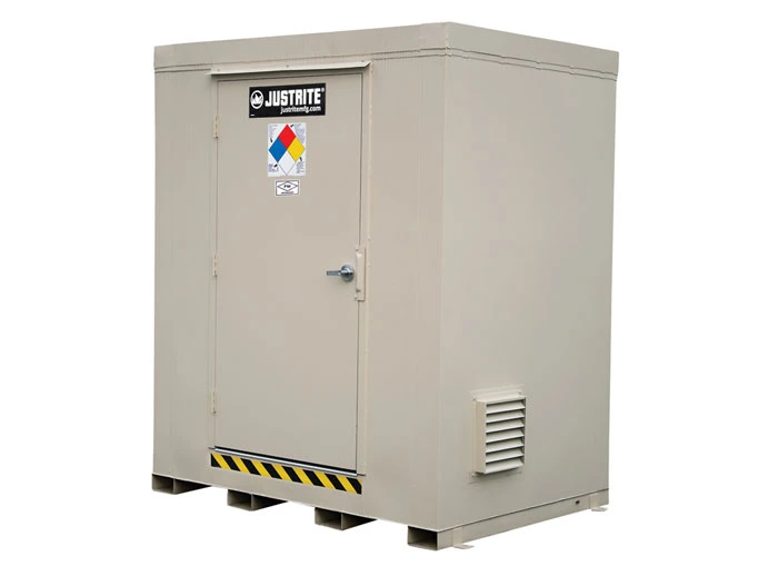 6-drum, 2-Hour Fire-Rated Outdoor Safety Locker - 912060