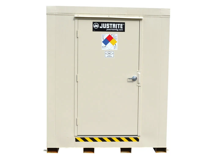 6-drum, Explosion Relief Panels, 2-Hour Fire-Rated Outdoor Safety Locker - 912061