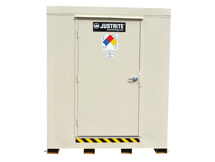 6-drum, Explosion Relief Panels, 4-Hour Fire-Rated Outdoor Safety Locker - 913061