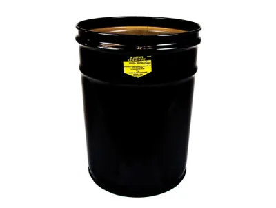 6 Gallon, Cease-Fire® Waste Receptacle, Safety drum Can Only, Black - 26050K
