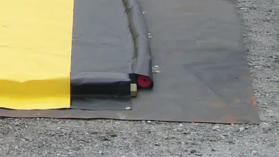 6'W x 6'L, Ground Mat, Black
