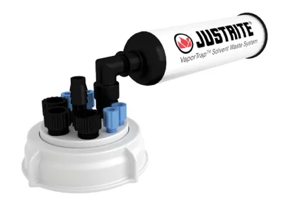 70mm VaporTrap UN/DOT Cap with Filter Kit, 4 Ports 1/8" OD Tubing, 3 Ports 1/4" OD Tubing, 1 port 1/4"or 3/8" Hose Barb