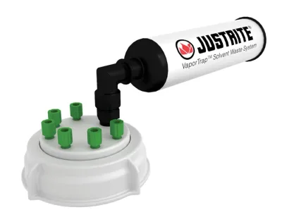 70mm VaporTrap UN/DOT Cap with Filter Kit, 6 Ports 1/16'' OD Tubing