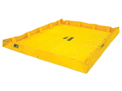 8' x 10' x 8", 398 Gallon Spill Capacity, Folding Spill Containment Berm, QuickBerm® Lite, Yellow