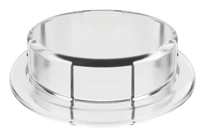 83mm Adapter for Carboy Cap, Closed, Clear