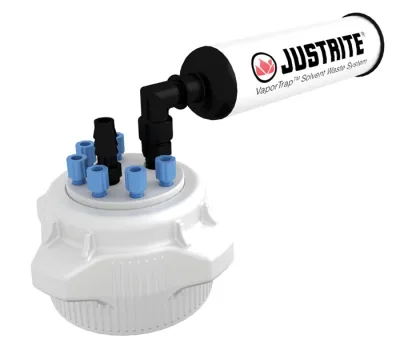 83mm VaporTrap Cap with Filter Kit, 6 Ports 1/8" OD Tubing, 1 Port Hose Barb
