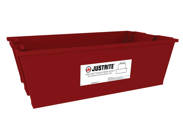 9 Gallon Spill Basin for 13.5 or 20 Liter Carboys, Plastic, Red - 12956