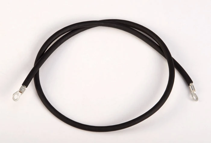 Antistatic Insulated Wire for Bonding/Grounding, with Dual 1/4-IN Terminals, 3 feet.