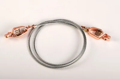 Justrite Antistatic Wire for Bonding and Grounding, with Dual Hand Clamps, 3 feet 08499