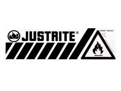 Bottom Flammable Band Label for Safety Cabinets, Large, Haz-Alert™