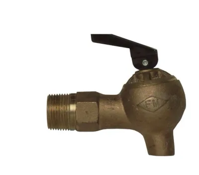 Brass Control Flow Lab Safety Faucet, 3/4-IN NPT Bung